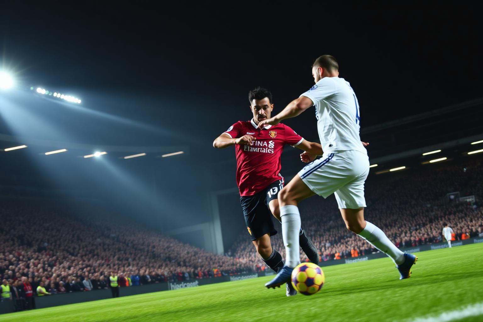 Fotbalisté Premier League v souboji o míč